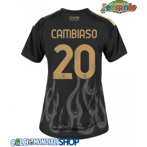 Maglie da calcio Juventus Andrea Cambiaso #20 Terza Maglia Femminile 2026-27 Manica Corta